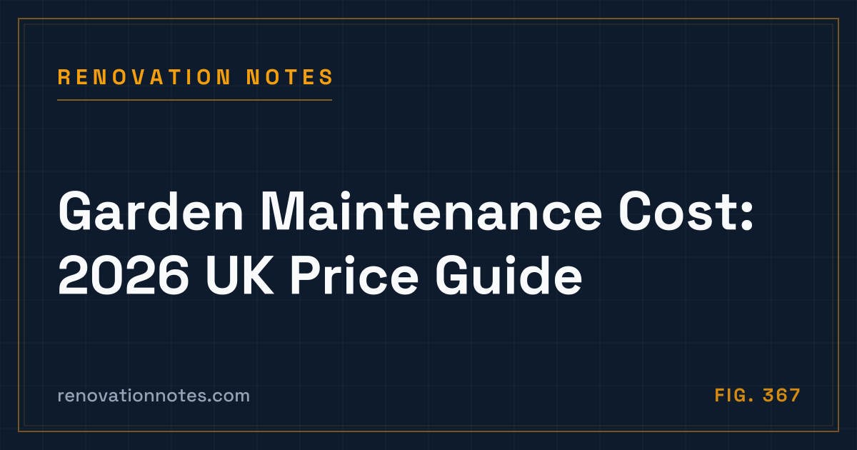 Garden Maintenance Cost: 2026 UK Price Guide