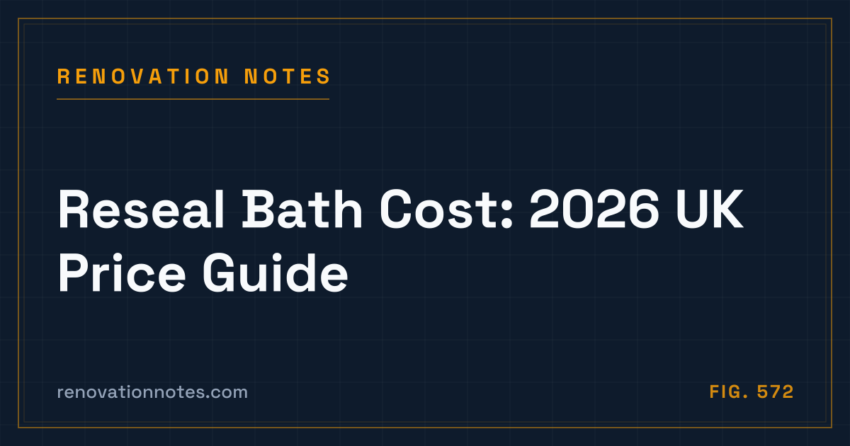 Relaease Notes Template Reseal Bath Cost: 2026 UK Price Guide | Renovation Notes