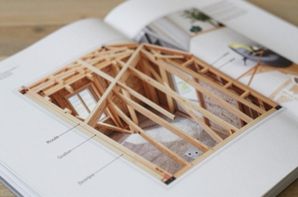 Technical architectural drawing of a loft conversion.